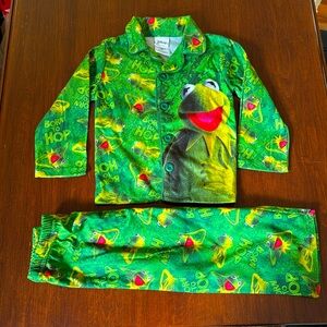 Kermit the Frog Green Kids Pajamas